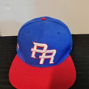 PR Blue and Red Kids Baseball Cap